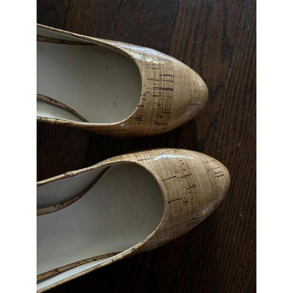FALL CLEARANCE! Elegant Michael Kors Cork Platform Heels - Size 7.5 - Picture 7 of 8